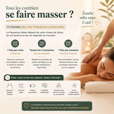 Fréquence idéale des massages selon le niveau de stress et les besoins du corps
